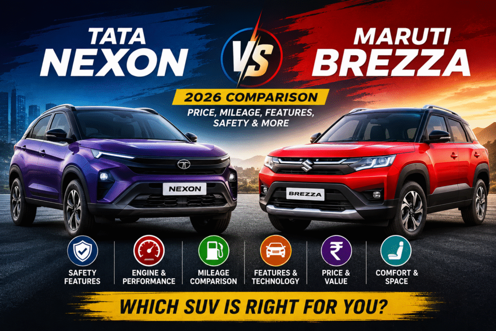 Tata Nexon vs Maruti Brezza 2026